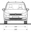 VW Touran II - Abmessungen & Technische Daten - Länge, Breite, Höhe ...