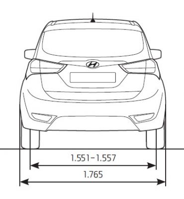 Hyundai ix20 - Abmessungen & Technische Daten - Länge, Breite, Höhe,  Gepäckraumvolumen