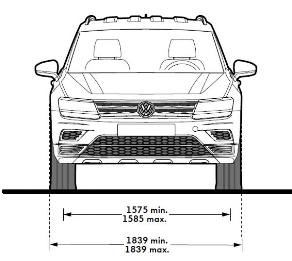 VW Tiguan Allspace Abmessungen & Technische Daten Länge, Breite