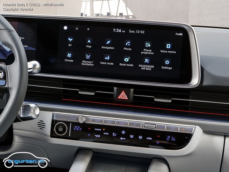 Foto (Bild): Hyundai Ioniq 6 (2023) - Mittelkonsole ()