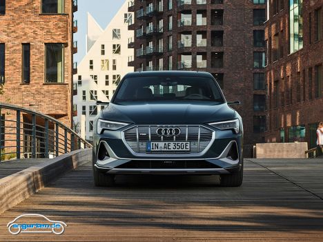 Der neue Audi e-tron Sportback - Für den Stadtverkehr definitiv zu schade.