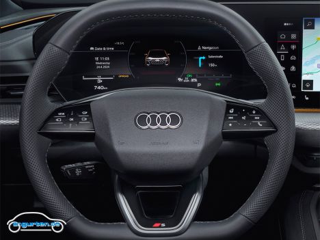 Audi Q5 (2025) - Lenkrad und Kombidisplay