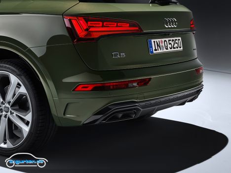 Audi Q5 Facelift 2021 - Heck Detail