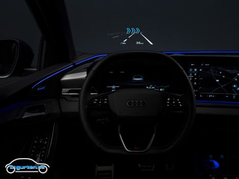 Audi Q6 e-tron - Head up Display (Option)