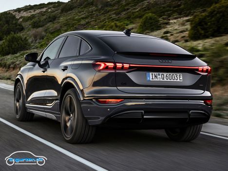 Audi Q6 Sportback e-tron (2025) - Heckansicht