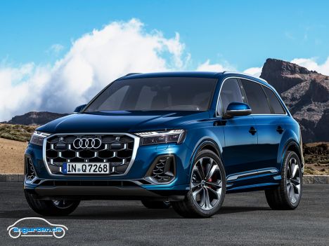 Audi Q7 Facelift 2024 - Frontansicht