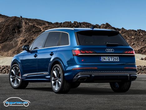 Audi Q7 Facelift 2024 - Heckansicht