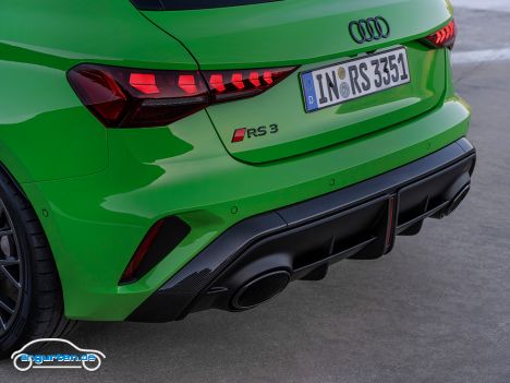 Audi RS 3 Sportback Facelift 2024 - Heck Detail