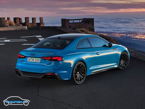 Audi RS 5 Facelift 2020 - Heckansicht des 450 PS starken RS 5 Coupe