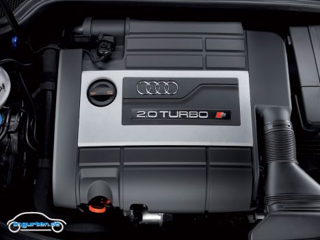 Audi S3 - 2.0 TFSI Motor mit 265 PS bei 6.000 Umdrehungen