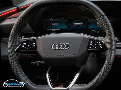 Audi SQ6 e-tron - Lenkrad und Kombidisplay