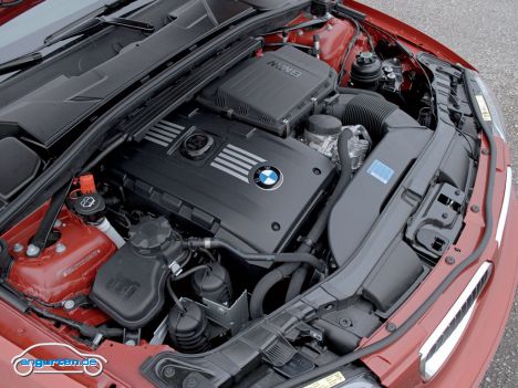 BMW 1er Reihe Coupe, Motorraum