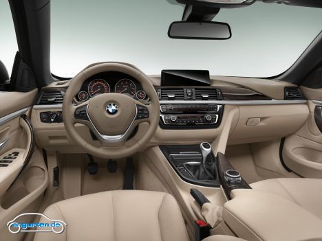 BMW 4er Cabrio - Auch eine helle Ausstattung ist in allen optionalen Ausstattungslienien buchbar.