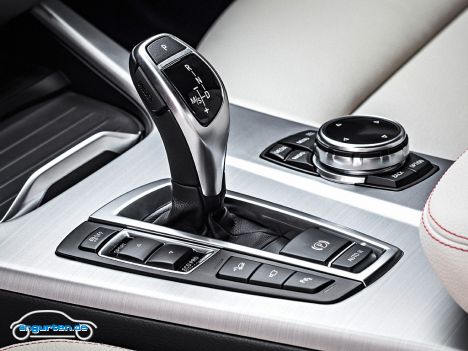 BMW X4 - Schaltung für das Automatikgetriebe und Multimedia.