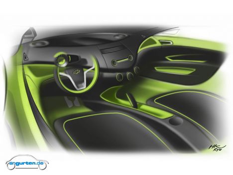 Chevrolet Spark - Designskizze
