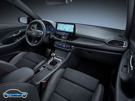 Hyundai i30 Kombi (Facelift) - Blick in den Innenraum.