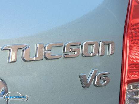 Hyundai Tucson - Schriftzug