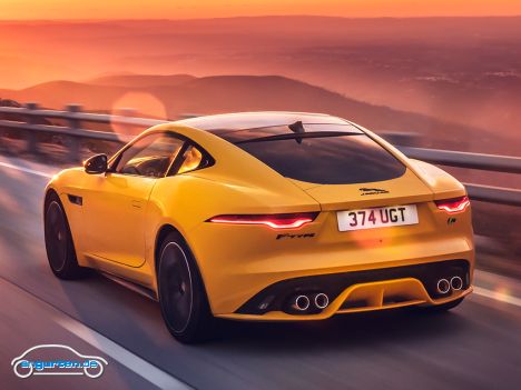 Jaguar F-Type Facelift 2020 - Heckansicht