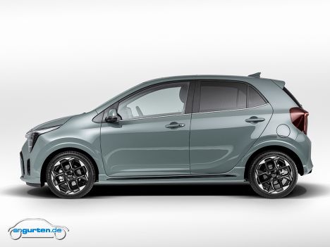 Kia Picanto Facelift 2024 - Seitenansicht