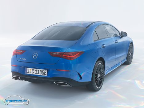 Mercedes CLA Facelift 2023 - Heckansicht