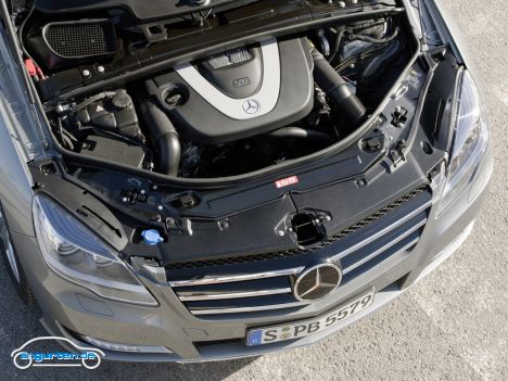 Mercedes R-Klasse - Motorraum mit V-Motor
