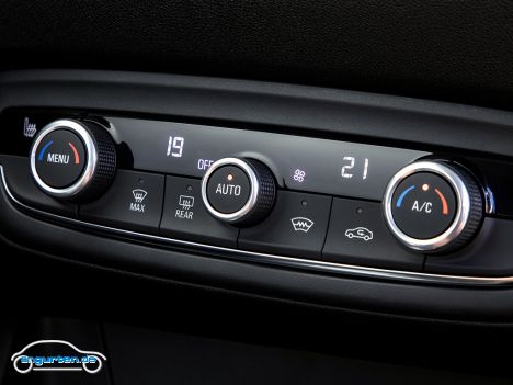 Opel Crossland 2021 - Lüftung und Klimaanlage