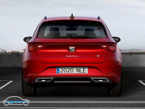 Der neue Seat Leon - Heckansicht, Ausstattung FR