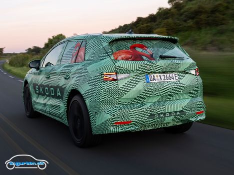 Skoda Elroq - Die Motoren des Elroq sollen von 124 kW bis 225 kW reichen.