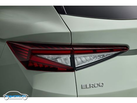 Der neue Skoda Elroq - Heckleuchten Detail