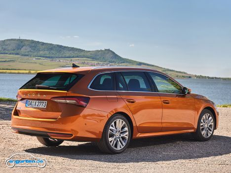 Skoda Octavia Combi Facelift 2024 - Heckansicht