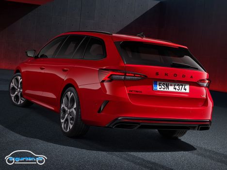 Skoda Octavia RS Combi - Facelift 2024 - Heckansicht