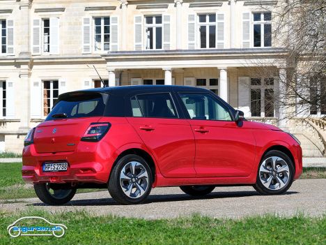 Suzuki Swift 2025 - Heckansicht rot