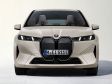 BMW iX Facelift 2025 - Frontansicht in Dune Grey metallic