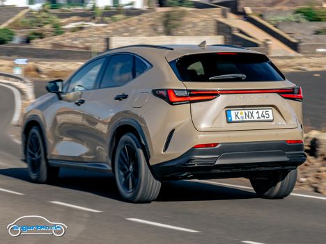 Der neue Lexus NX Overtrail - Heckansicht