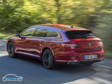 VW Arteon Shooting Brake - Heckansicht, rot