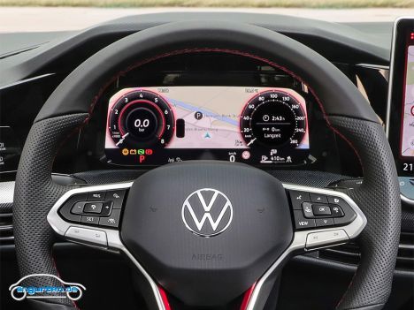 VW Golf 8 GTI - Facelift 2024 - Lenkrad und Kombidisplay