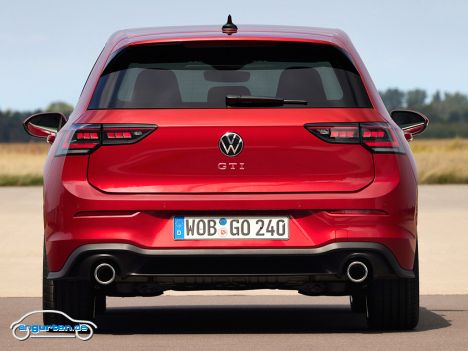 VW Golf 8 GTI - Facelift 2024 - Heckansicht