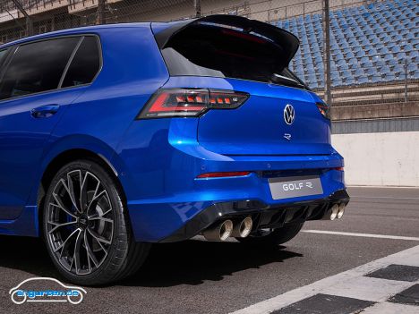 VW Golf 8 R Facelift - Heckansicht