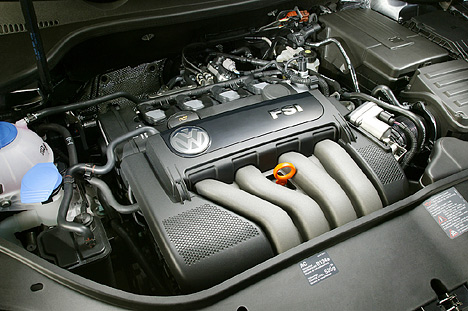Der FSI Motor mit 110 kW / 150 PS