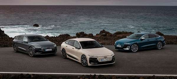 Die neue Audi A6 e-tron Familie: Avant, Sportback und S6 Sportback. Bild: Audi AG