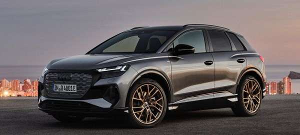 Audi nimmt das Einstiegsmodell des Q4 e-tron im Jahr 2023 vom Markt. Es ist nicht mehr konfigurierbar. Bild: Audi.