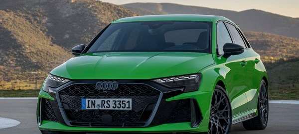 Der neue Audi RS 3 Sportback. Gibts natürlich auch als Limousine. Bild: Audi AG