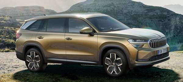 Der neue Skoda Kodiaq wurde diese Woche erstmals unverhüllt präsentiert. Bild: Skoda